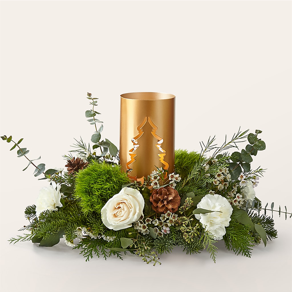 Chestnuts Roasting Centerpiece – Mattoon Flower Shop Inc, Mattoon IL