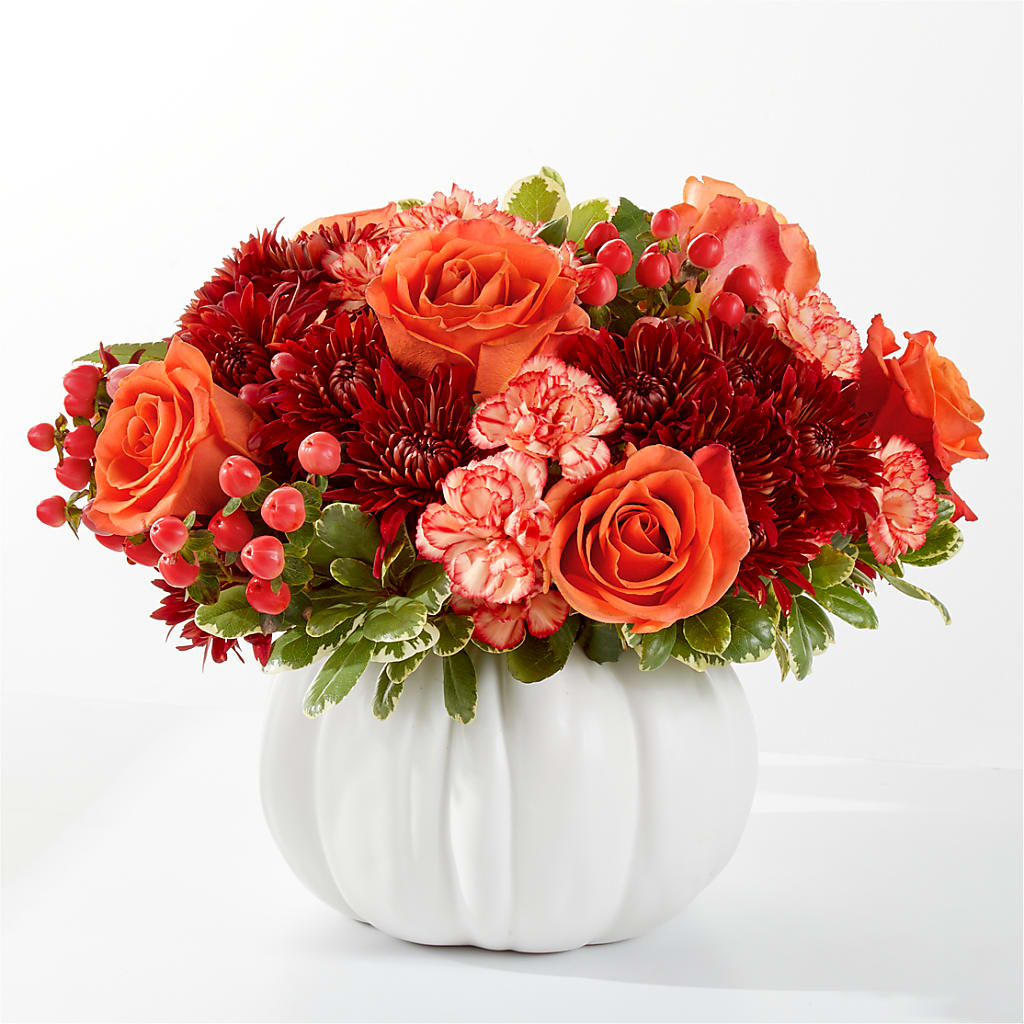 Autumn Air Pumpkin Bouquet – Mattoon Flower Shop Inc, Mattoon IL