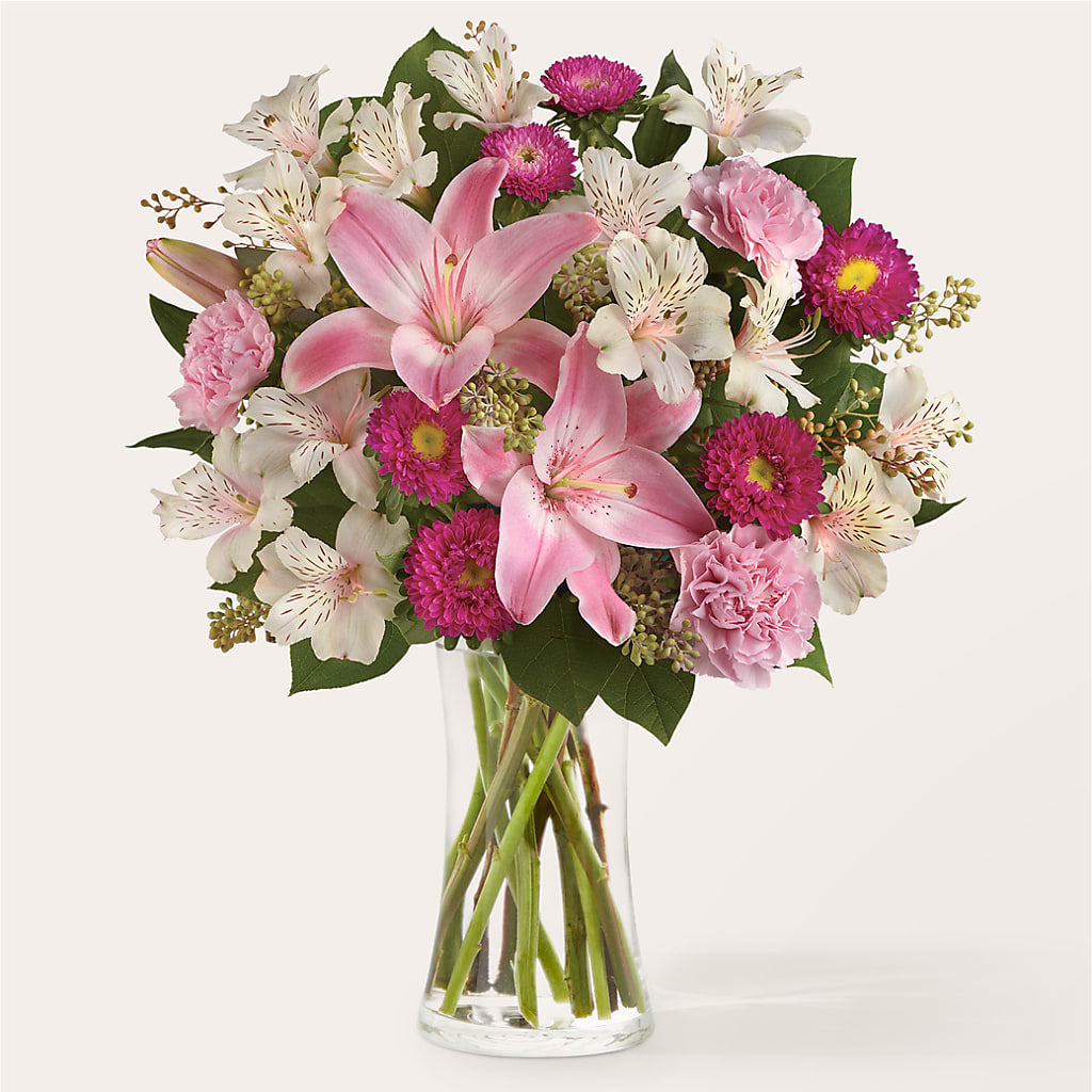 Feeling Fuchsia Bouquet – Mattoon Flower Shop Inc, Mattoon IL
