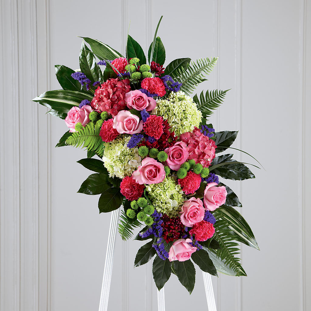 Refreshing Mix Standing Spray – Mattoon Flower Shop Inc, Mattoon IL