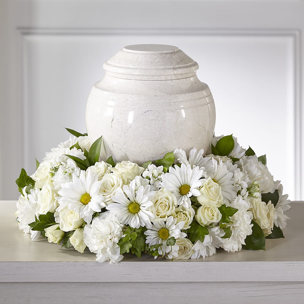Ivory Gardens Cremation Adornment – Mattoon Flower Shop Inc, Mattoon IL