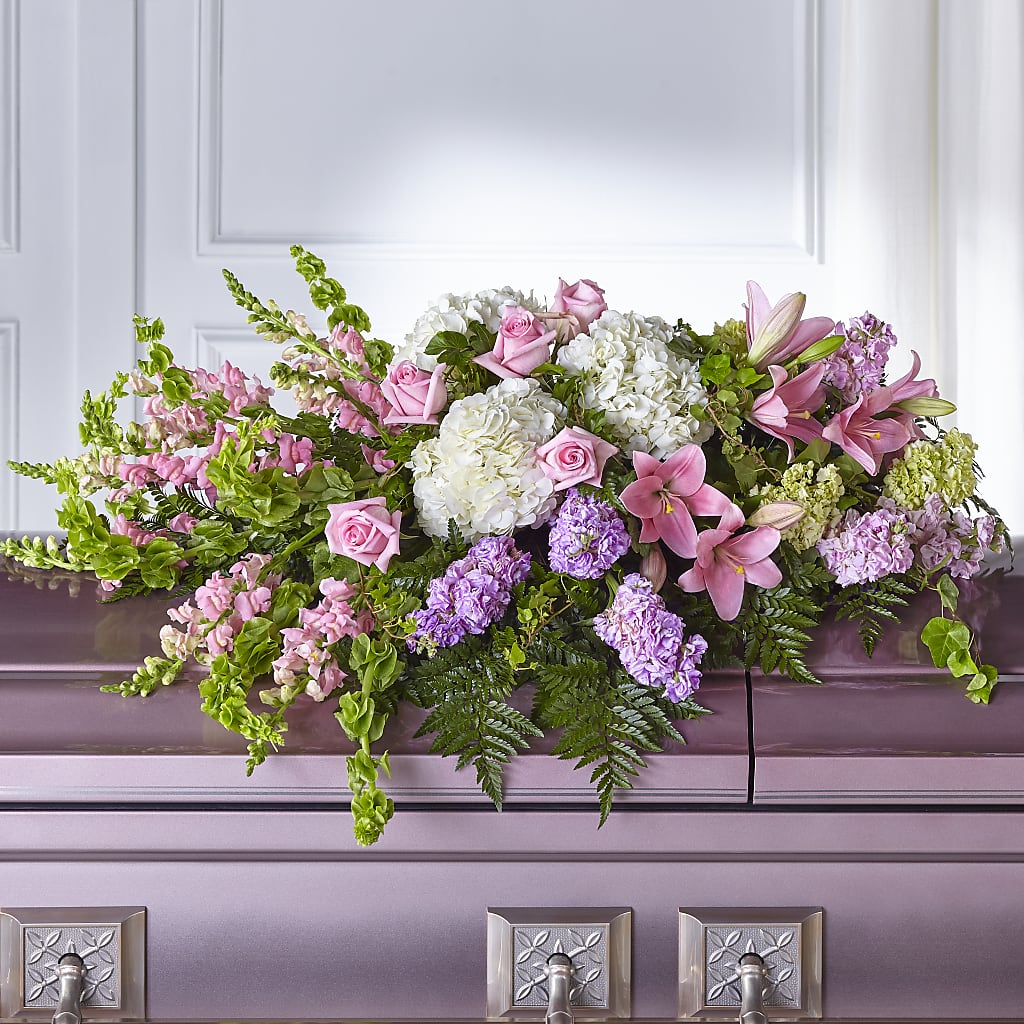 Life's Gratitude Casket Spray – Mattoon Flower Shop Inc, Mattoon IL