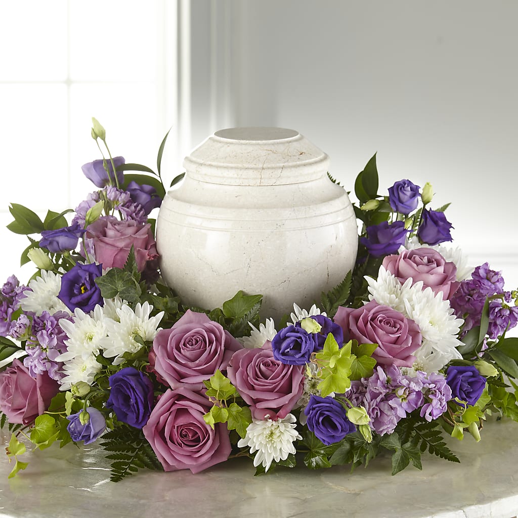 Blooming Sympathy Cremation Adornment – Mattoon Flower Shop Inc, Mattoon IL