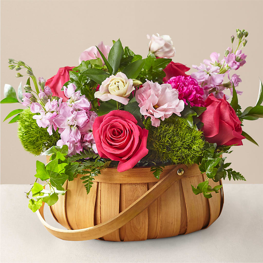 Radiance in Bloom Basket – Mattoon Flower Shop Inc, Mattoon IL