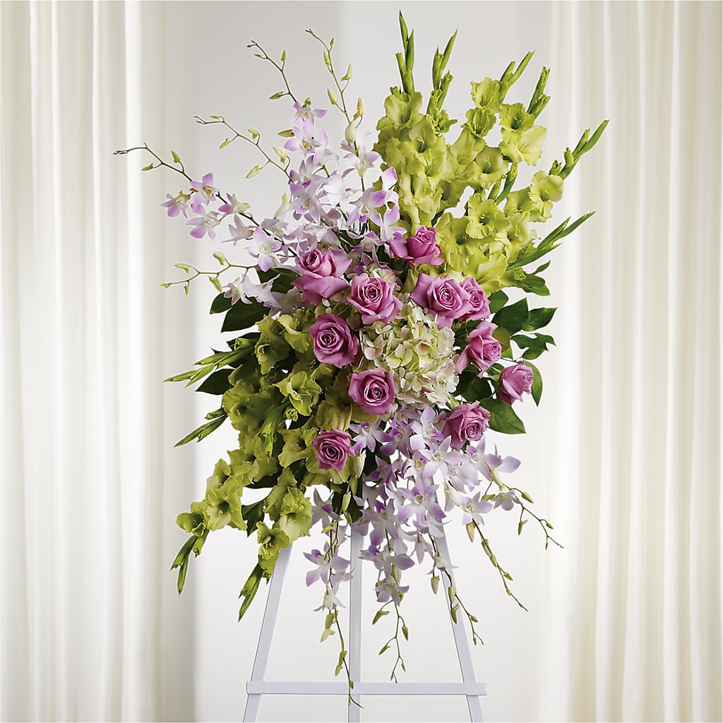 Lasting Legacy Standing Spray – Mattoon Flower Shop Inc, Mattoon IL