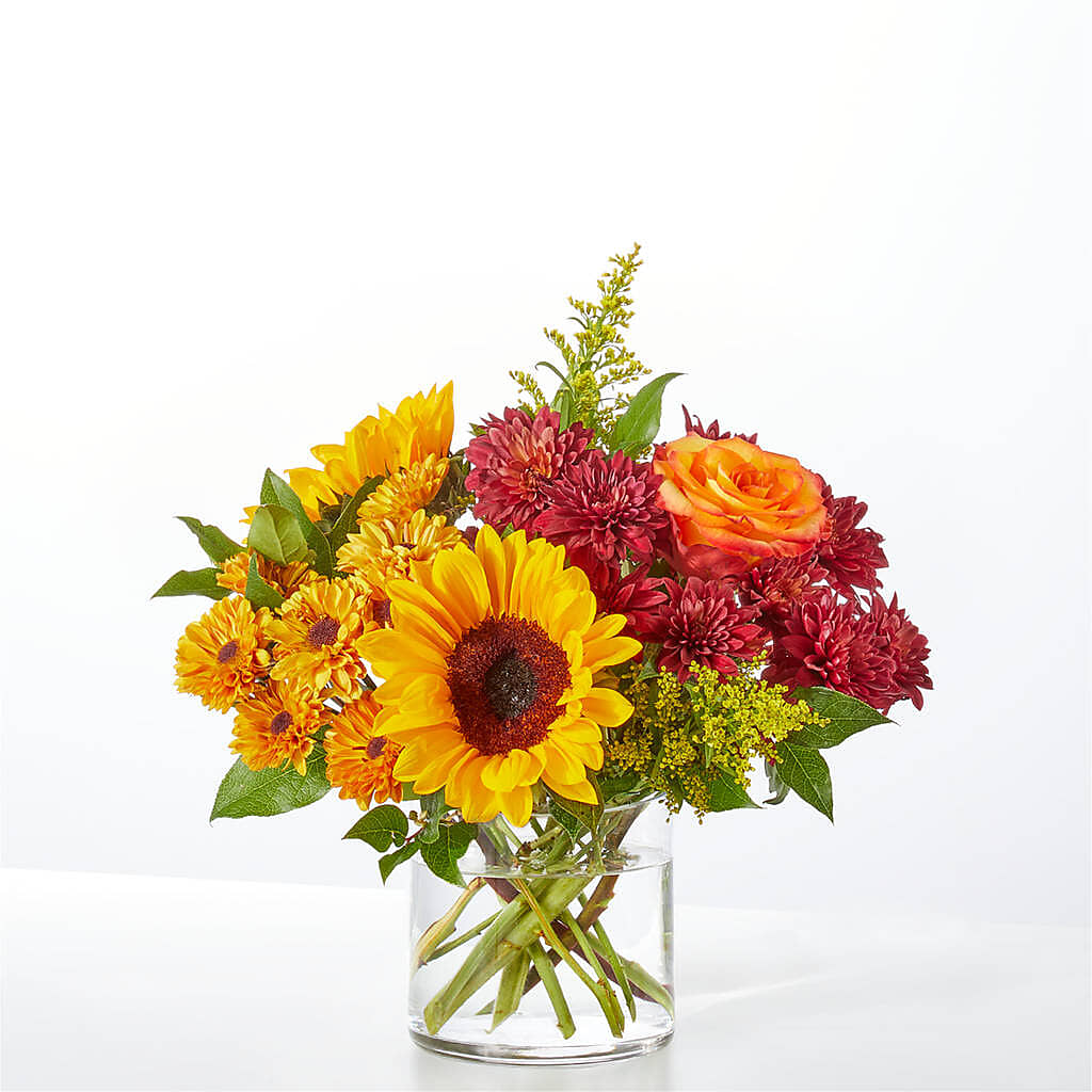 Flannel Scarf Bouquet – Mattoon Flower Shop Inc, Mattoon IL