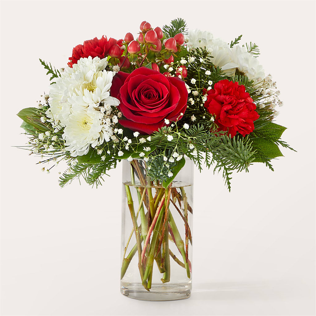 Chance of Flurries Bouquet – Mattoon Flower Shop Inc, Mattoon IL