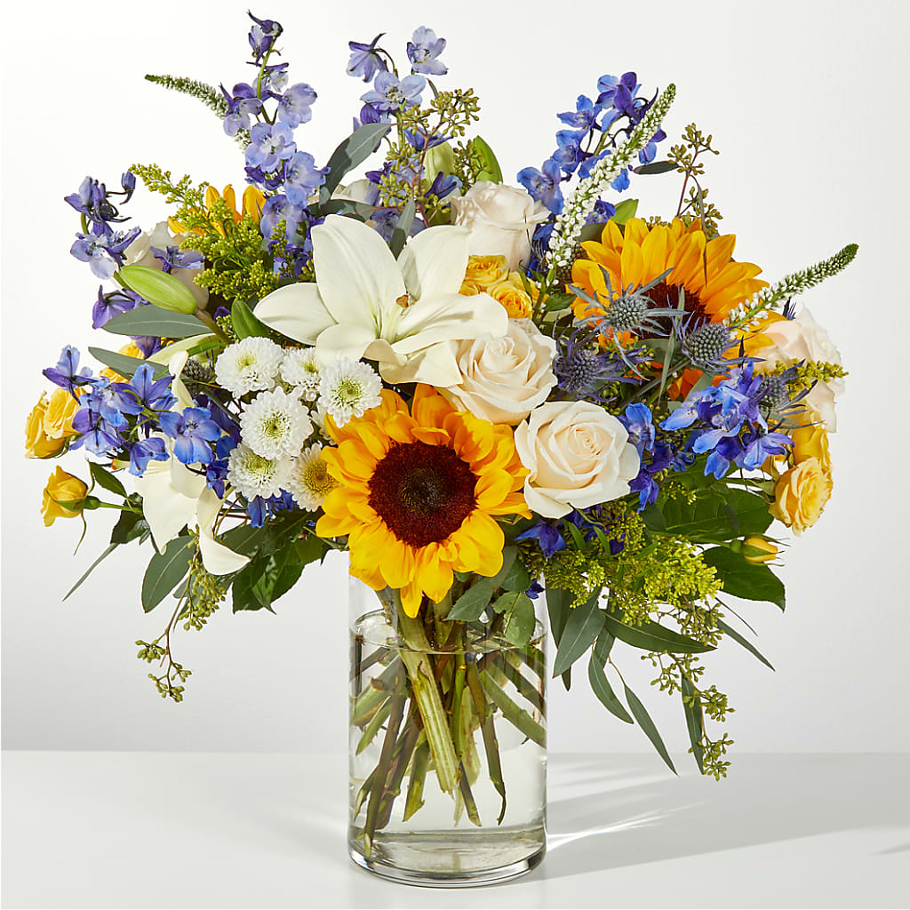 Wonderfully Sunny Bouquet – Mattoon Flower Shop Inc, Mattoon IL