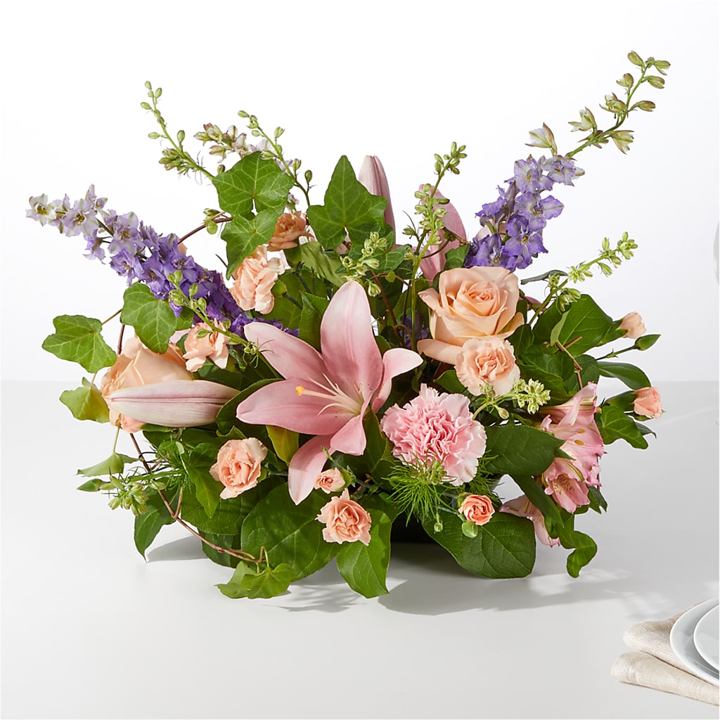 Blossom Time Centerpiece – Mattoon Flower Shop Inc, Mattoon IL