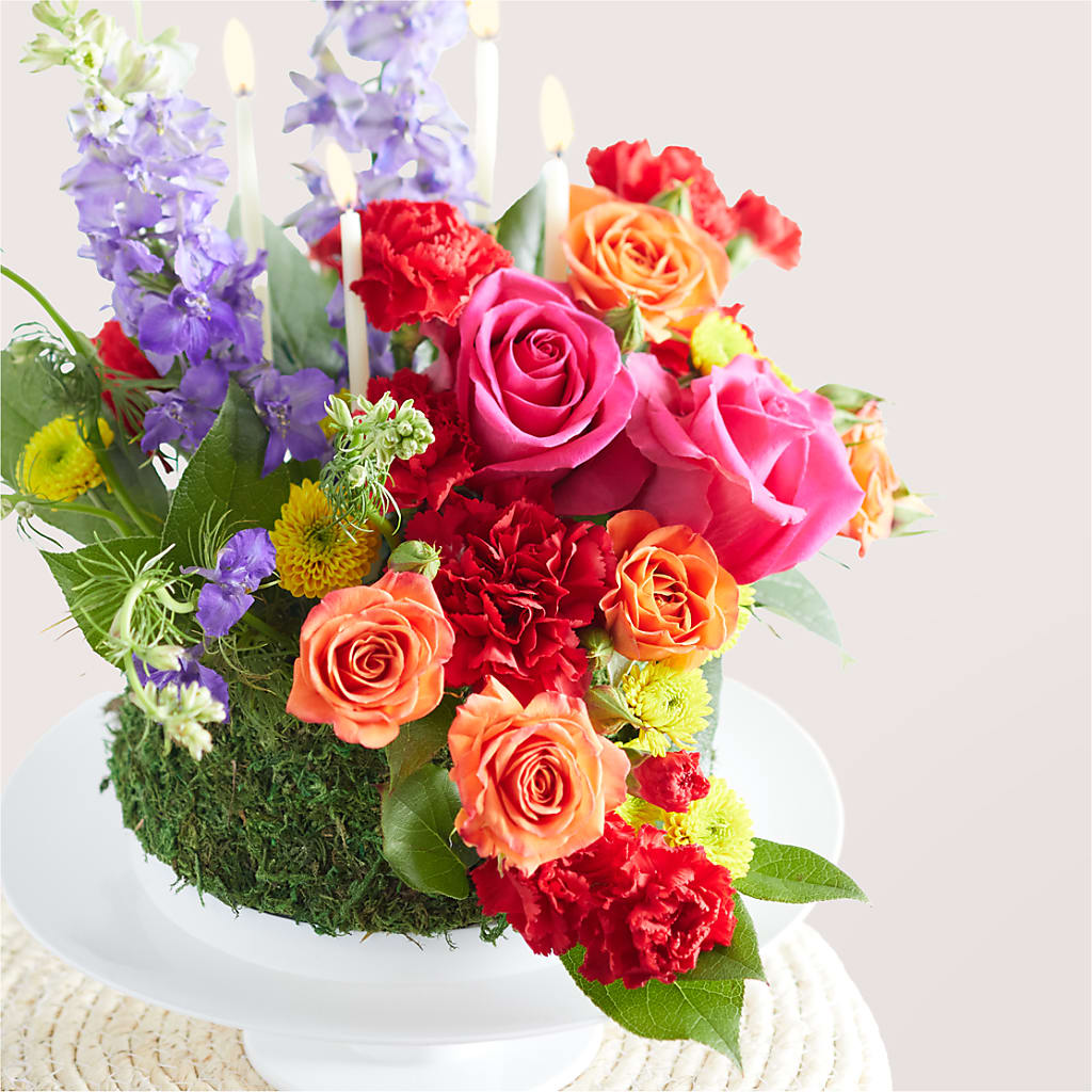 Best Year Yet Floral Cake – Mattoon Flower Shop Inc, Mattoon IL