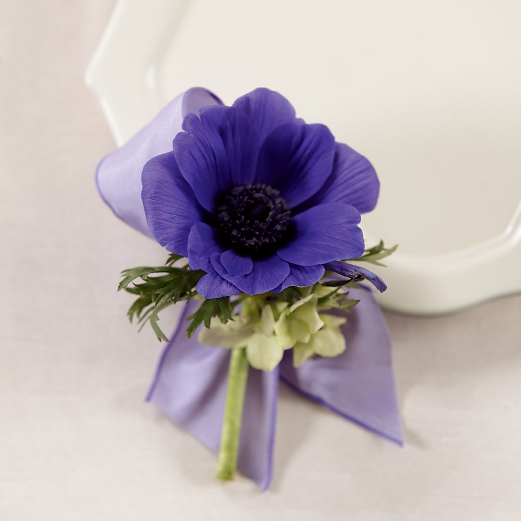 Purple Passion Boutonniere – Mattoon Flower Shop Inc, Mattoon IL