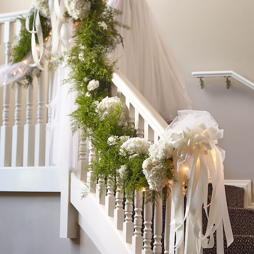 Champagne Dreams Garland – Mattoon Flower Shop Inc, Mattoon IL