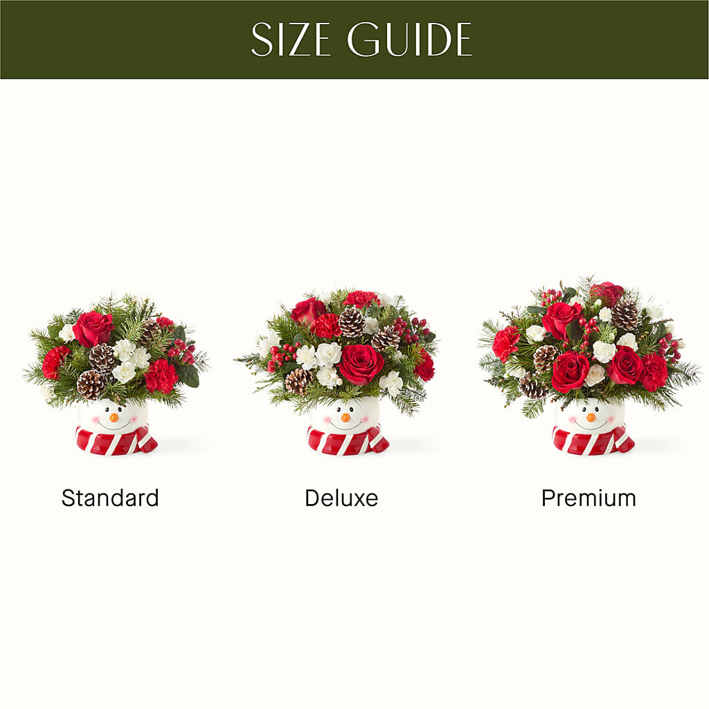Jolly Snowman Bouquet –  Mattoon Flower Shop Inc, Mattoon IL