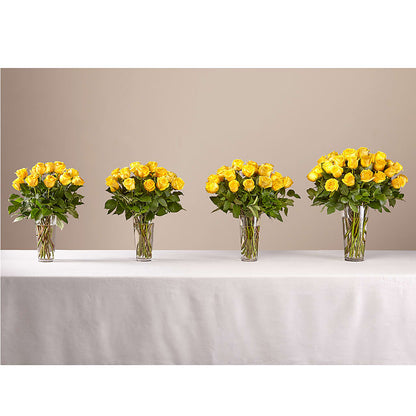 Long Stem Yellow Rose Bouquet –  Mattoon Flower Shop Inc, Mattoon IL