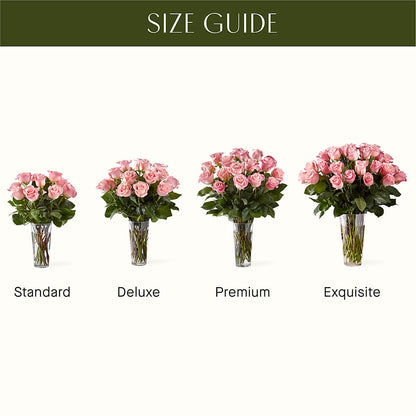 Long Stem Pink Rose Bouquet –  Mattoon Flower Shop Inc, Mattoon IL