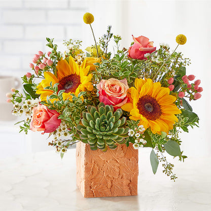 Sunflower Season Bouquet –  Mattoon Flower Shop Inc, Mattoon IL