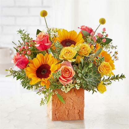 Sunflower Season Bouquet –  Mattoon Flower Shop Inc, Mattoon IL