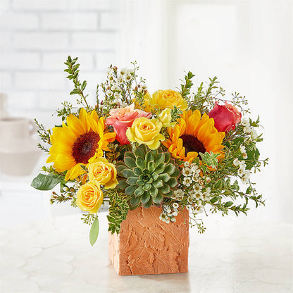 Sunflower Season Bouquet –  Mattoon Flower Shop Inc, Mattoon IL