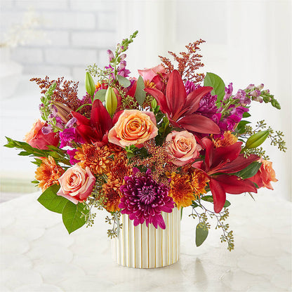 Burgundy Landscape Bouquet –  Mattoon Flower Shop Inc, Mattoon IL