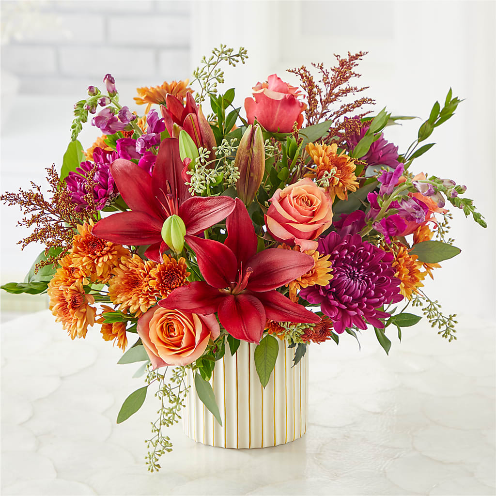 Burgundy Landscape Bouquet –  Mattoon Flower Shop Inc, Mattoon IL