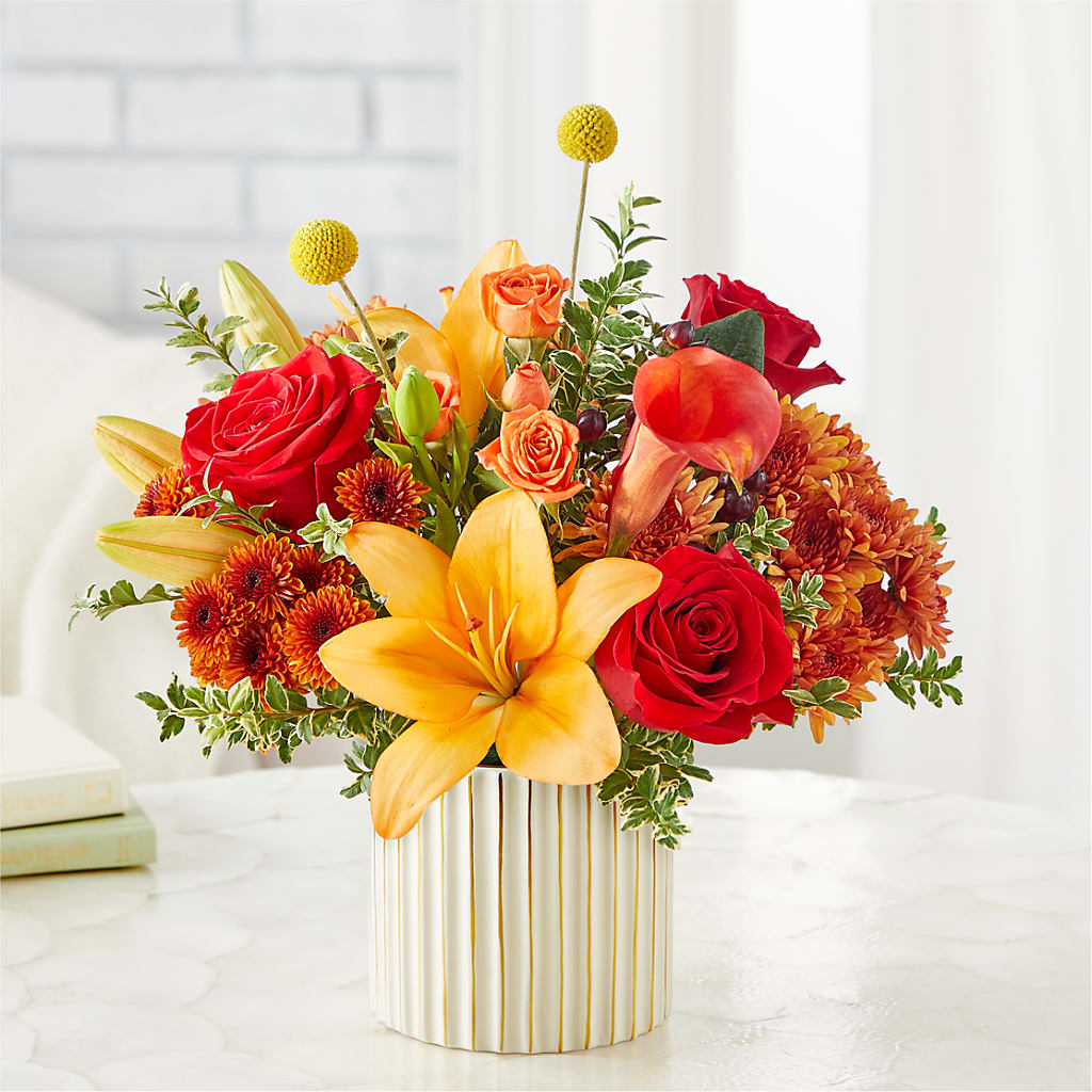 Scarlet Skies Bouquet –  Mattoon Flower Shop Inc, Mattoon IL