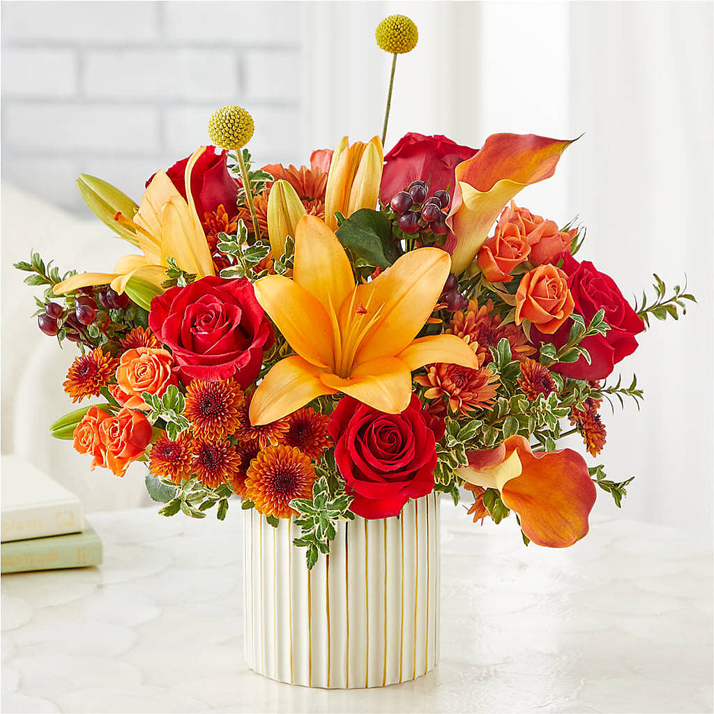 Scarlet Skies Bouquet –  Mattoon Flower Shop Inc, Mattoon IL