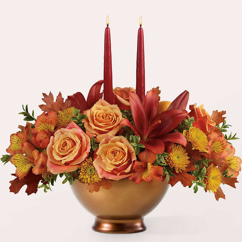 Harvest Table Centerpiece –  Mattoon Flower Shop Inc, Mattoon IL