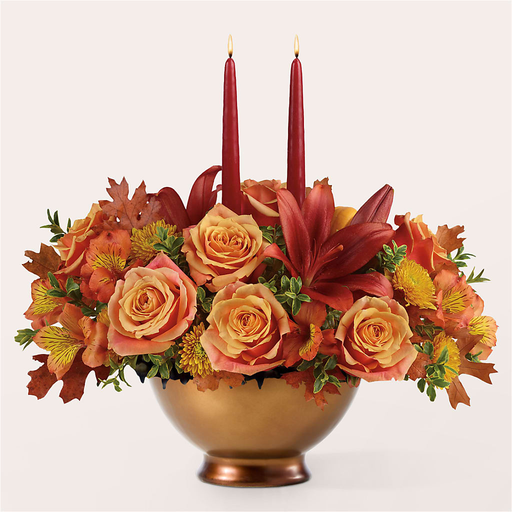 Harvest Table Centerpiece –  Mattoon Flower Shop Inc, Mattoon IL