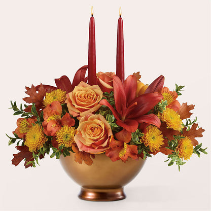 Harvest Table Centerpiece –  Mattoon Flower Shop Inc, Mattoon IL