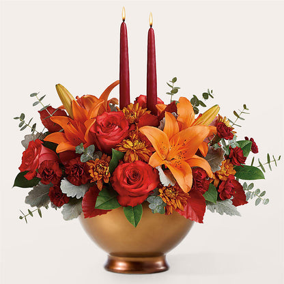 Fruits of Fall Centerpiece –  Mattoon Flower Shop Inc, Mattoon IL