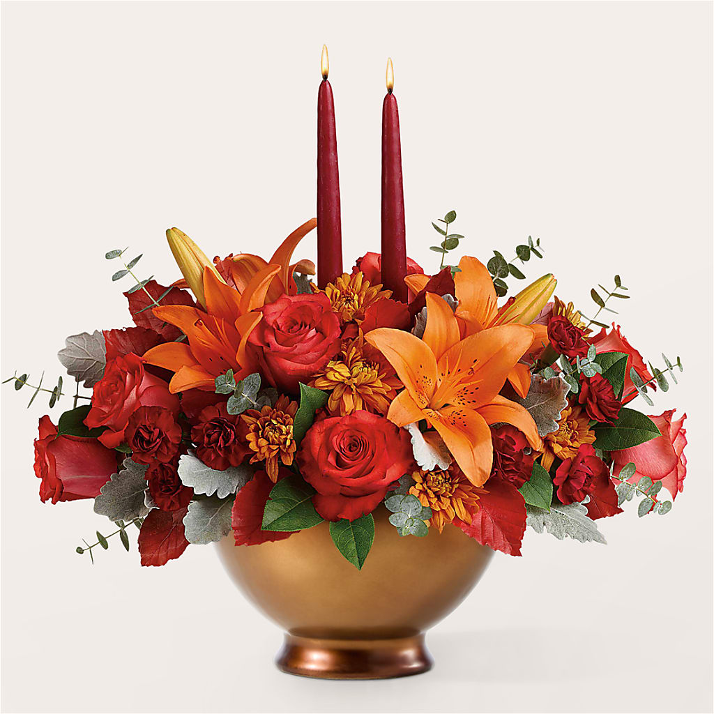 Fruits of Fall Centerpiece –  Mattoon Flower Shop Inc, Mattoon IL