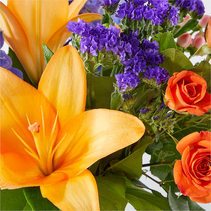 Radiant Citrus Bouquet –  Mattoon Flower Shop Inc, Mattoon IL