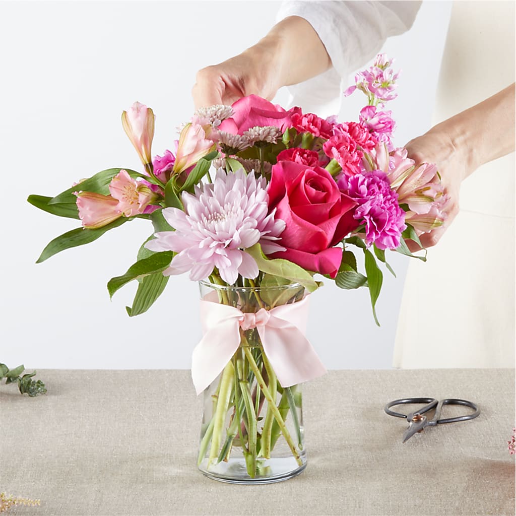 Pink Ribbon - A Florist Original –  Mattoon Flower Shop Inc, Mattoon IL