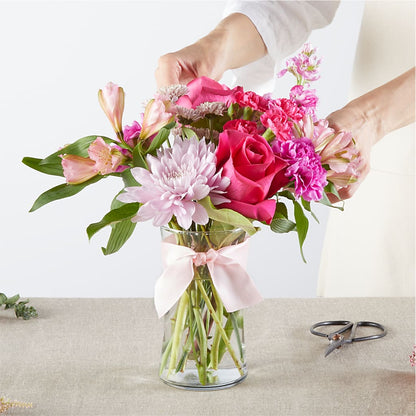 Pink Ribbon - A Florist Original –  Mattoon Flower Shop Inc, Mattoon IL