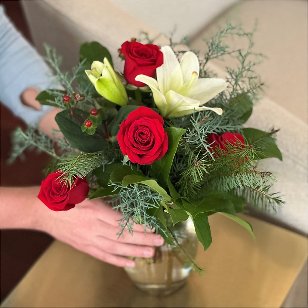 Glittering Lights Bouquet –  Mattoon Flower Shop Inc, Mattoon IL