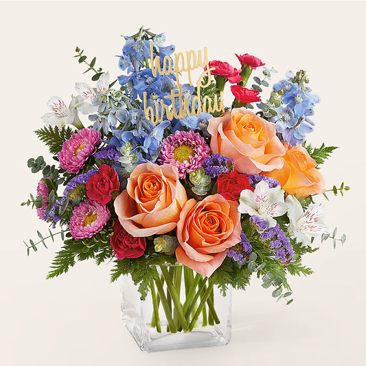 Birthday Bash Bouquet –  Mattoon Flower Shop Inc, Mattoon IL