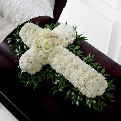 Peaceful Memories Casket Spray (Standard) –  Mattoon Flower Shop Inc, Mattoon IL