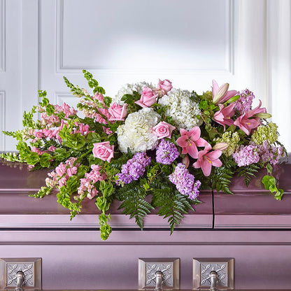 Life's Gratitude Casket Spray –  Mattoon Flower Shop Inc, Mattoon IL