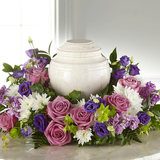 Blooming Sympathy Cremation Adornment –  Mattoon Flower Shop Inc, Mattoon IL