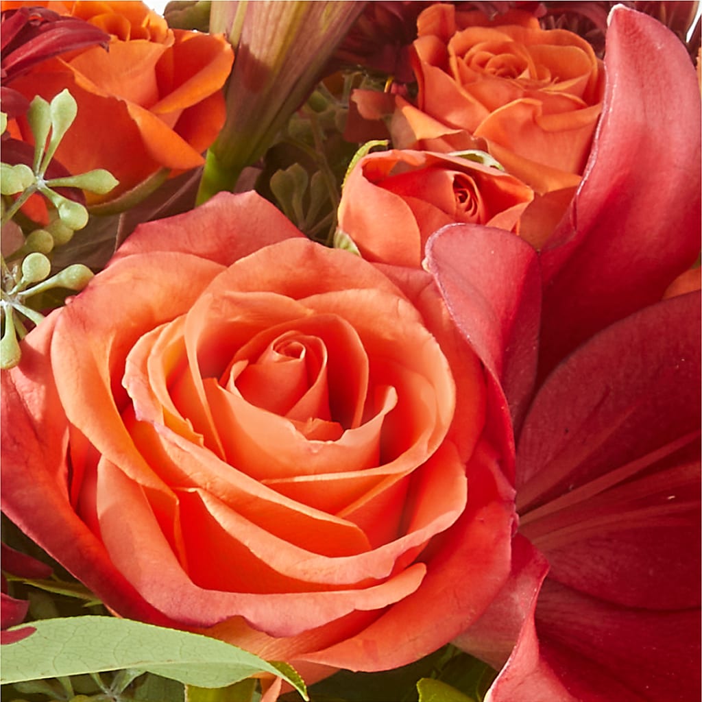 Crimson Leaves Bouquet –  Mattoon Flower Shop Inc, Mattoon IL