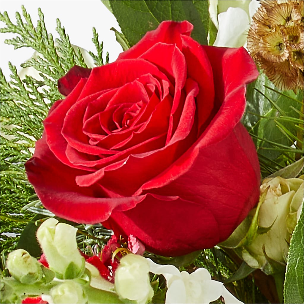 Deck the Halls Bouquet –  Mattoon Flower Shop Inc, Mattoon IL