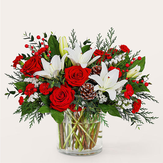Best in Snow Bouquet –  Mattoon Flower Shop Inc, Mattoon IL