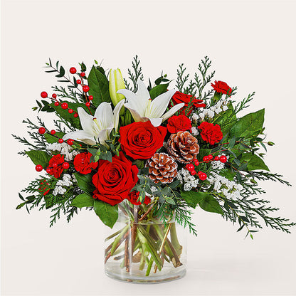 Best in Snow Bouquet –  Mattoon Flower Shop Inc, Mattoon IL