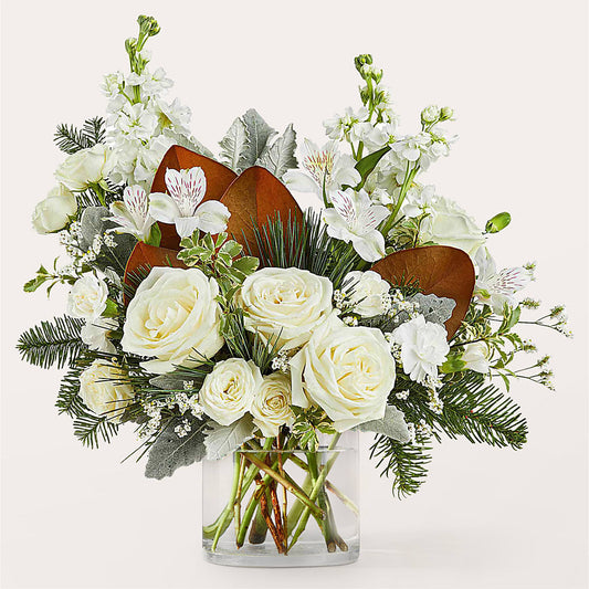 Fresh Snowfall Bouquet –  Mattoon Flower Shop Inc, Mattoon IL