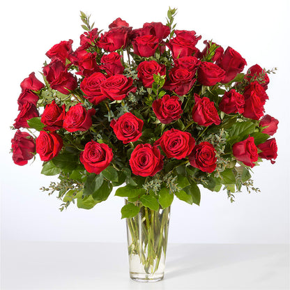 Forever Yours Fifty Stem Red Rose Bouquet –  Mattoon Flower Shop Inc, Mattoon IL