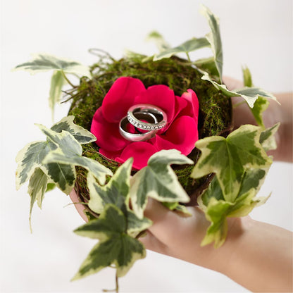 Lila Rose Ring Nest –  Mattoon Flower Shop Inc, Mattoon IL