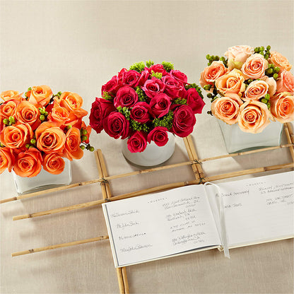 Dawn Rose Centerpiece –  Mattoon Flower Shop Inc, Mattoon IL