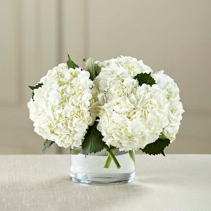White Hydrangea Bouquet –  Mattoon Flower Shop Inc, Mattoon IL